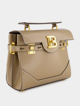 Balmain Brown Calfskin B-Buzz 23 Bag