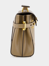 Balmain Brown Calfskin B-Buzz 23 Bag