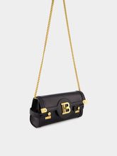 Balmain B-Buzz 23 Black Leather Clutch Bag