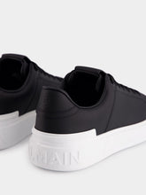 Balmain Black B-Court Calfskin Sneakers