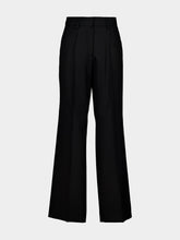 Paula Dominique Black Wide-Leg Tailored Pants