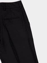 Paula Dominique Black Wide-Leg Tailored Pants