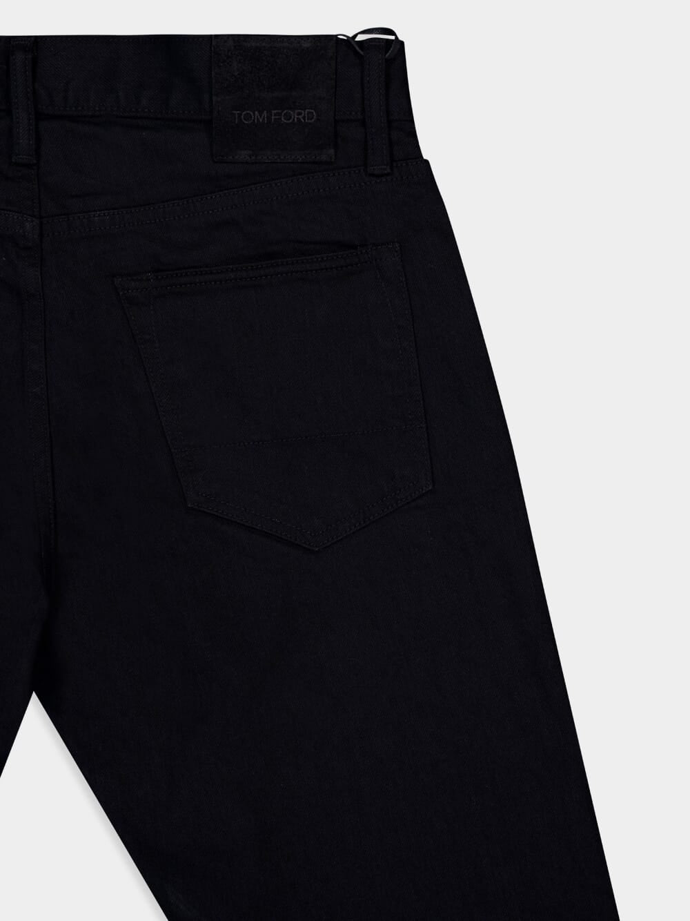 Black Jeans Straight Fit Stretch