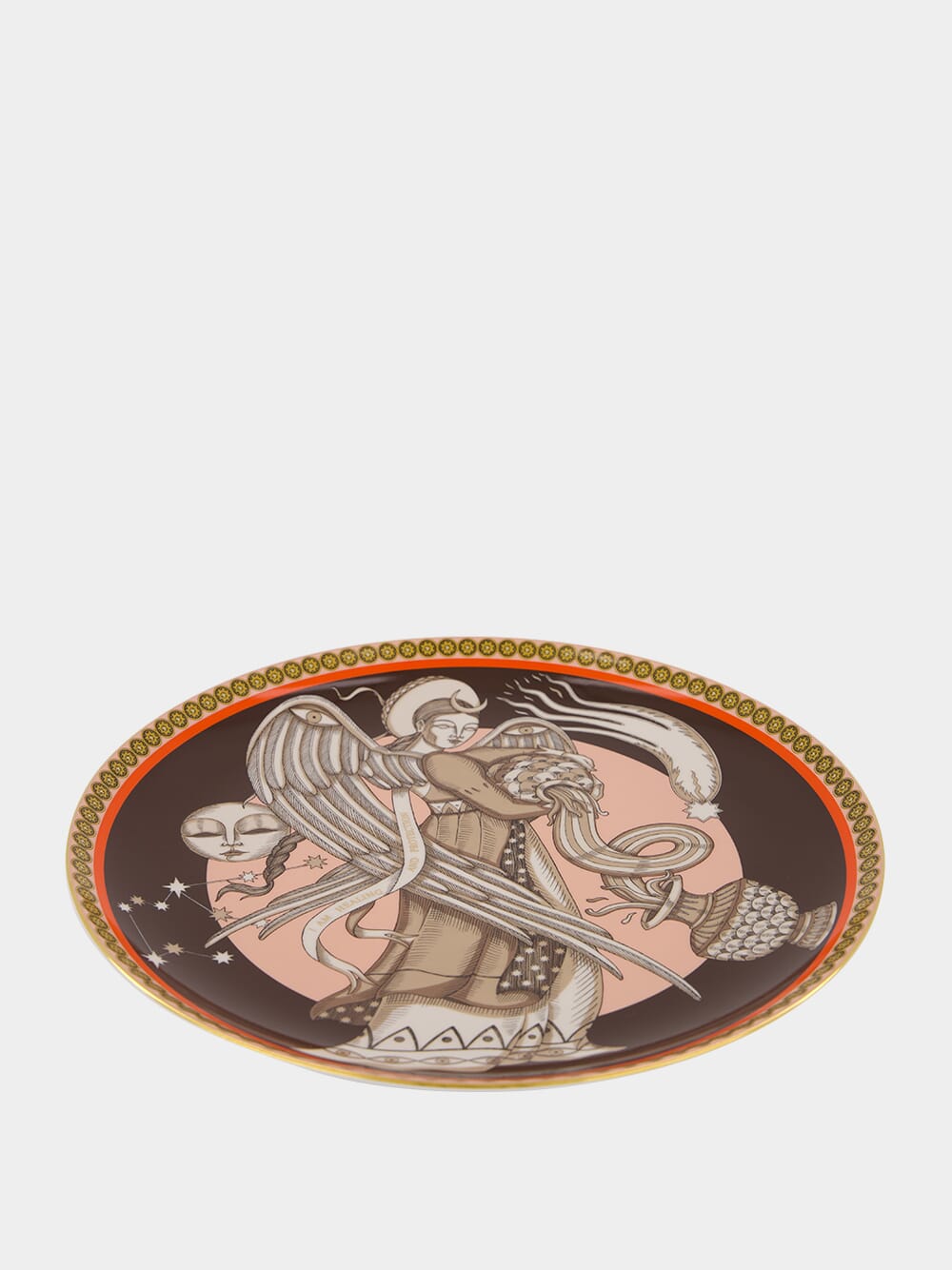 The Angel Brown Decorative Plate