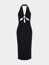 Cult Gaia Black Vinna Knit Midi Dress