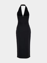 Cult Gaia Black Vinna Knit Midi Dress