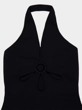 Cult Gaia Black Vinna Knit Midi Dress