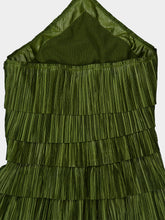Cult Gaia Deep Pasture Arsha Plissé Mini Dress