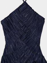 Cult Gaia Deep Lake Patrizia Plissé Midi Dress