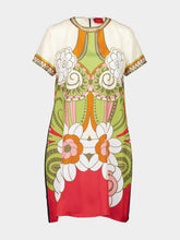 La DoubleJ Anemone Ghirlanda Silk Mini Dress