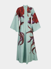 La DoubleJ Light Blue Peony Magnifico Dress