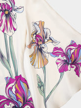 La DoubleJ Iris Placée Floral Silk Maxi Dress