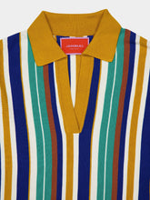 La DoubleJ Multicolour Cotton Bay Polo Mini Dress