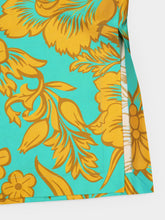 La DoubleJ Va-Va Turquoise Silk Kaftan Dress
