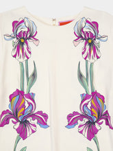 La DoubleJ Iris Placée Satin Mini Dress