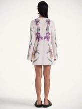 La DoubleJ Iris Placée Satin Mini Dress