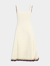 La DoubleJ Creamy Jacquard Sophia Midi Dress
