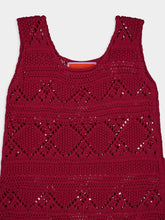 La DoubleJ Red Tassel Dress