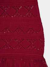 La DoubleJ Red Tassel Dress