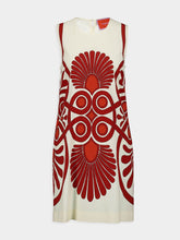 La DoubleJ Medallion Placée Cream Stretch Tunic