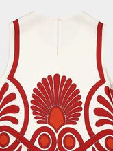 La DoubleJ Medallion Placée Cream Stretch Tunic