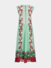 La DoubleJ Regalia Maria Placée Silk Maxi Dress