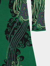La DoubleJ Atlantis Green Jacquard Knit Bee Dress