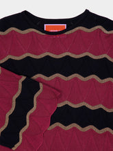 La DoubleJ Burgundy Hang Ten Knit Kaftan