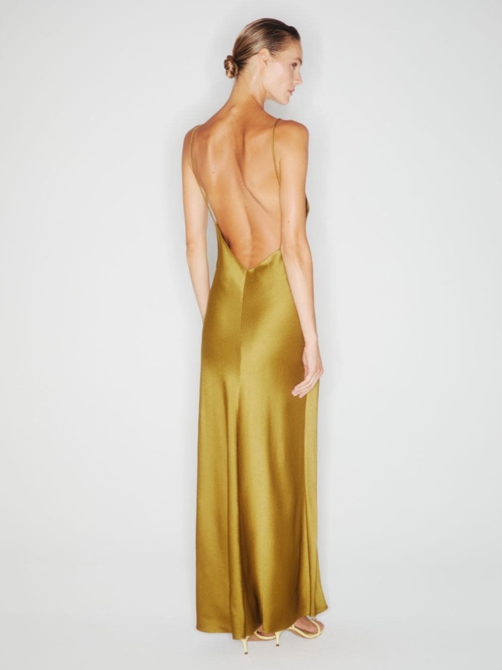 Novalis Pickle Satin Evening Dress