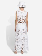 Dolce & Gabbana Cut-Out Detailing Cotton Midi Skirt