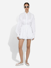 Dolce & Gabbana White Short Cotton Balloon Skirt