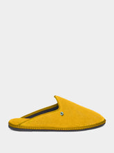 Piedaterre Dandy Cotton Velvet Yellow Slippers