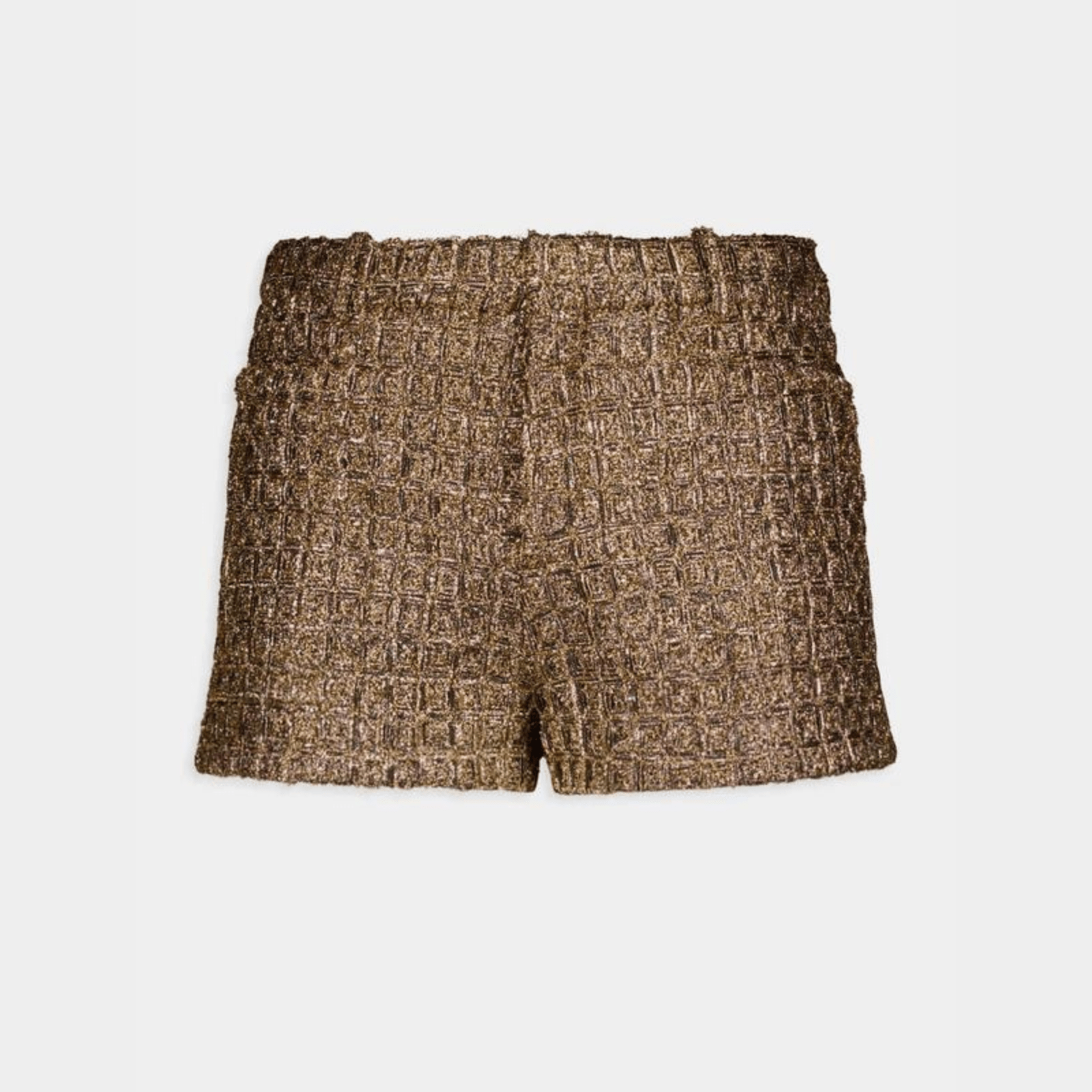 TOM FORD Mini Croco Metallic Tweed Shorts