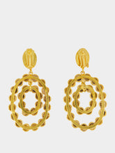 Sylvia Toledano Gina Gold Oval Earrings