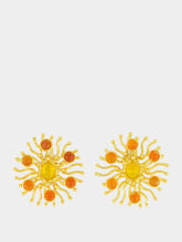 Sylvia Toledano Sunshine Earrings with Carnelian Stones