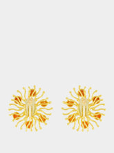 Sylvia Toledano Sunshine Earrings with Carnelian Stones