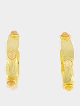 Sylvia Toledano Bianca Jasper and Quartz Hoop Earrings