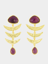 Sylvia Toledano Purple Happy Fish Amethyst Earrings