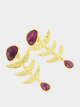 Sylvia Toledano Purple Happy Fish Amethyst Earrings