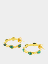 Sylvia Toledano Green Sultane Malachite Earrings