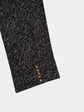 Balmain Black Script Print Blouse