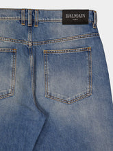 Balmain Loose-Fit Blue Denim Jeans