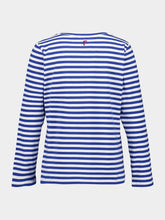 Paula Ella Jersey Round-Neck Striped Long-Sleeve