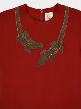 Paula Enoki Burnt Henna Midi Dress