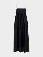 Matteau Black Empire Pintuck Bodice Dress