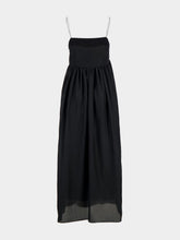 Matteau Black Empire Pintuck Bodice Dress