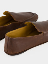 Church´s Brown Leather Slip-On Slippers