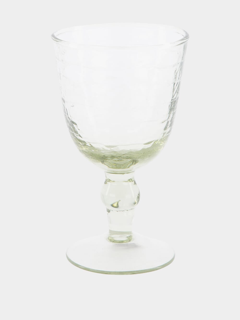 Wine Glass with Cutting