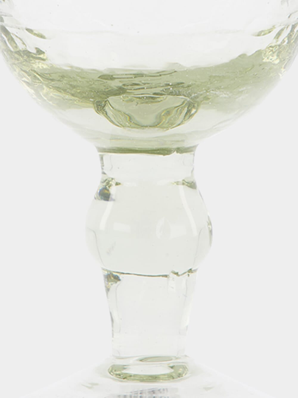 Wine Glass with Cutting