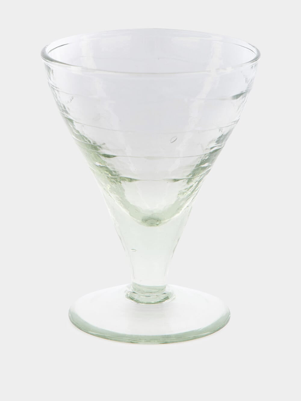 Cocktail Glass with Cutting